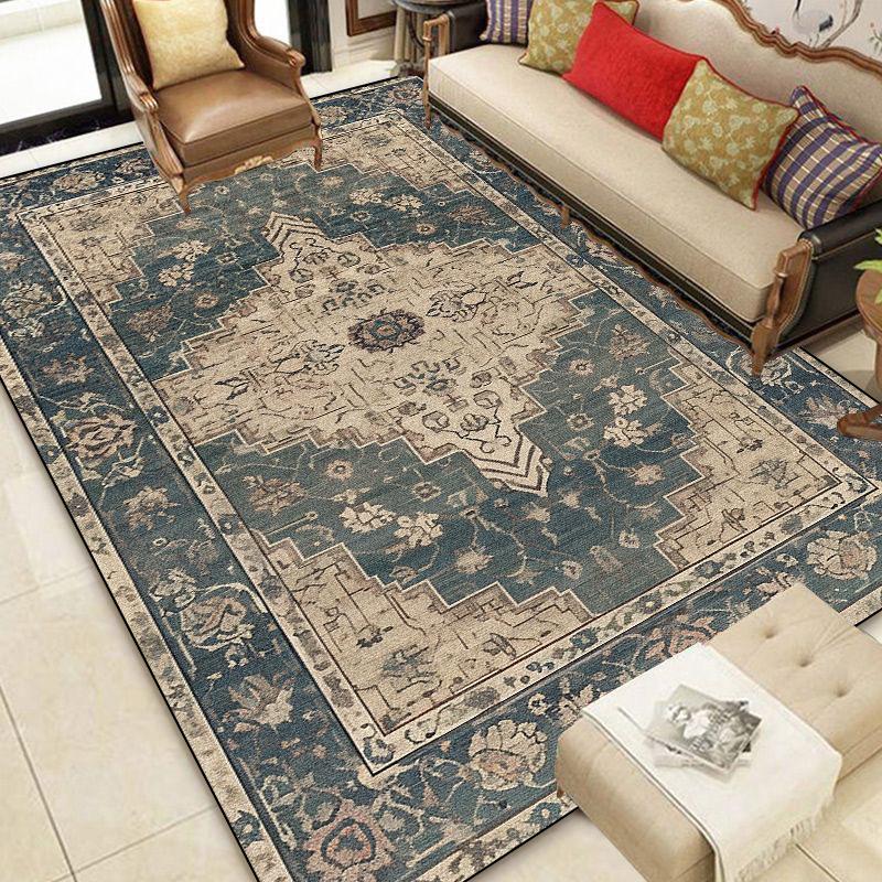 American Style Easy Clean Carpets Living Room Persia Decoration Large Area Rugs Washable Soft Bedroom Lounge Non-slip Floor Mat