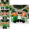 Irish Crafted Beautifully Girl Doll With Green Leaf Gift Box For Seasonal Decorations