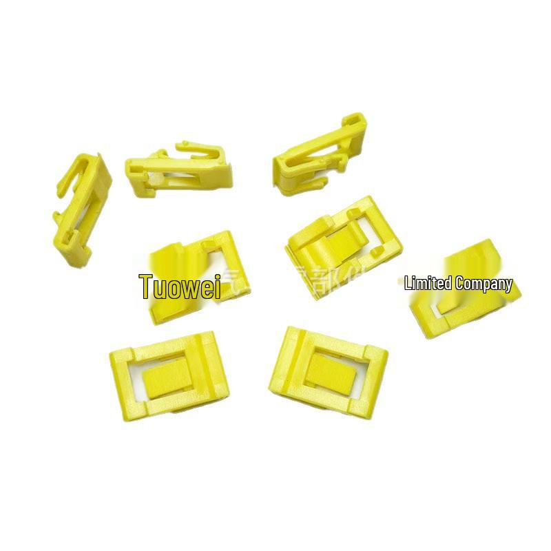 

Honda Acura Accord Car Window Glass Molding & Roof Water Strip Fastener Clip Set Clear Plastic