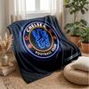 Chelsea FC Theme blanket Soft Flannel Blanket Plush Throw Blanket Cozy Sofa Bed Blanket for Home Decor