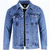 Korean version of casual denim jacket trendy brand ruffian handsome Hong Kong style advanced sense large size men's handsome trendy spring top