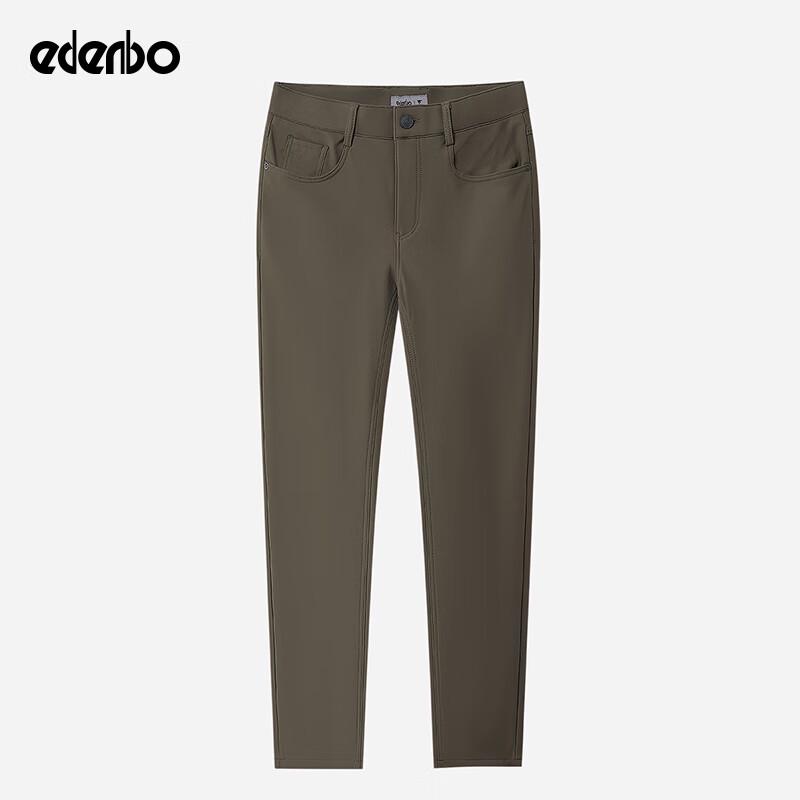 

Edenbo Men s Fleece-Lined Straight-Leg Business Casual Pants 36