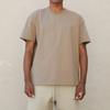 Fear of God Essentials FW21 Harvest Solid Color Letter Print Crew Neck Short Sleeve T-Shirt Unisex Tops Wheat-Brown FOG-FW21-008