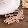 Elegant Lady Rhinestone Faux Pearl Hair Pin Comb Clip Wedding Bridal Headwear