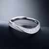 Tancise Classic 925 Sterling Silver  Zircon Ring Ladies Jewelry Wedding Promise Party Gift