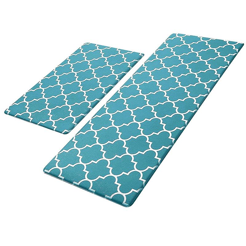 Kitchen Floor Mat Long Waterproof Non-slip PVC Leather Carpet Minimalist Modern Style Rug Oil-proof Stain-resistant Rugs