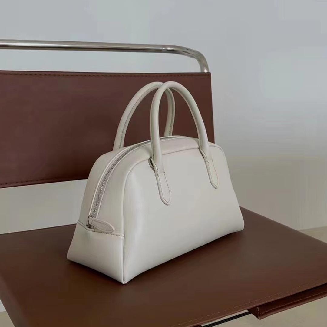 

Niche Boston Pillow Bag Ретро кожаная женская сумка женская сумка из коровьей кожи сумка через плечо