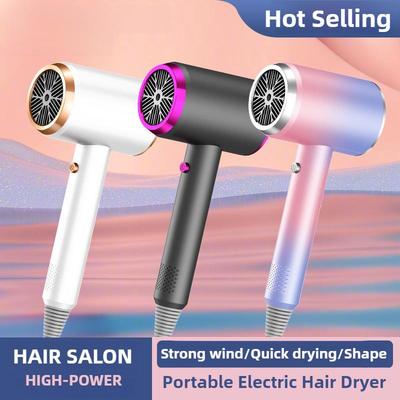 Blow Dryer Dormitory Silent Hot And Cold Hair Blowing Machine High Power Electric Hair Dryer Professional Hair Salon Negative Ion