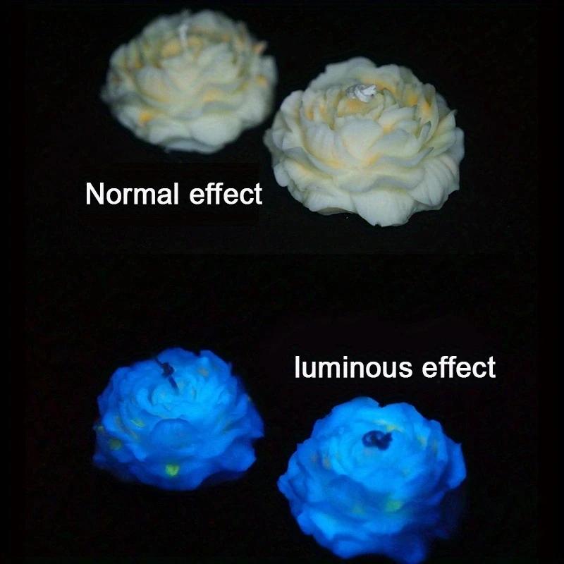 1 pack of low-temperature candle high brightness luminous powder luminous pigment DIY candle dropper filling material