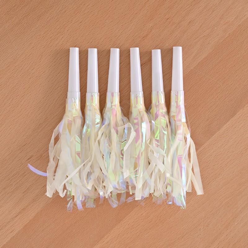 Colorful Tassel Dragon Whistle for Party Decorations & Photo Props