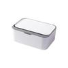 Caja de Almacenamiento Sellada Versátil para Toallitas Húmedas y Secas, Mascarillas y Pañuelos