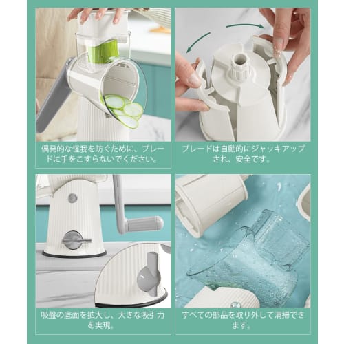 This 5-in-1 Vegetable Slicer Includes a Julienne Slicer, a Clever Slicer, a Vegetable Cutter, a Cabbage Slicer, and a Set of Slicers. It Can Shred Veg