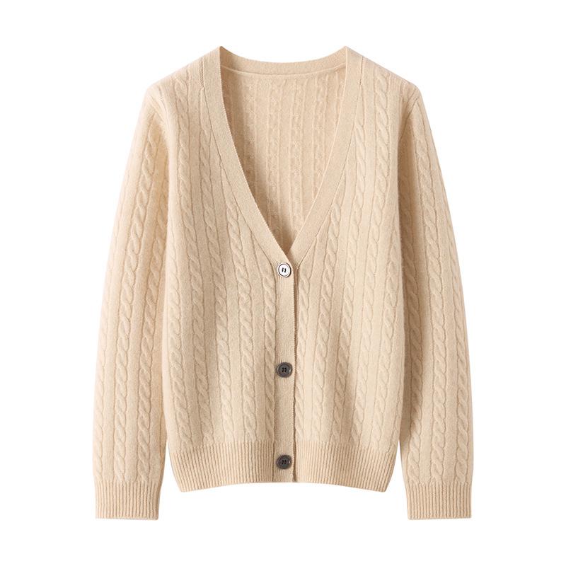Autumn Winter Cashmere Knit Cardigan: Soft, Versatile, and Comfortable Loose-Fit Top
