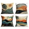 4pcs/set Bohemian Summer Theme Cushions Pillowcase Polyester Cushion Cover Throw Pillow Pillowcover Home Car Sofa Decor