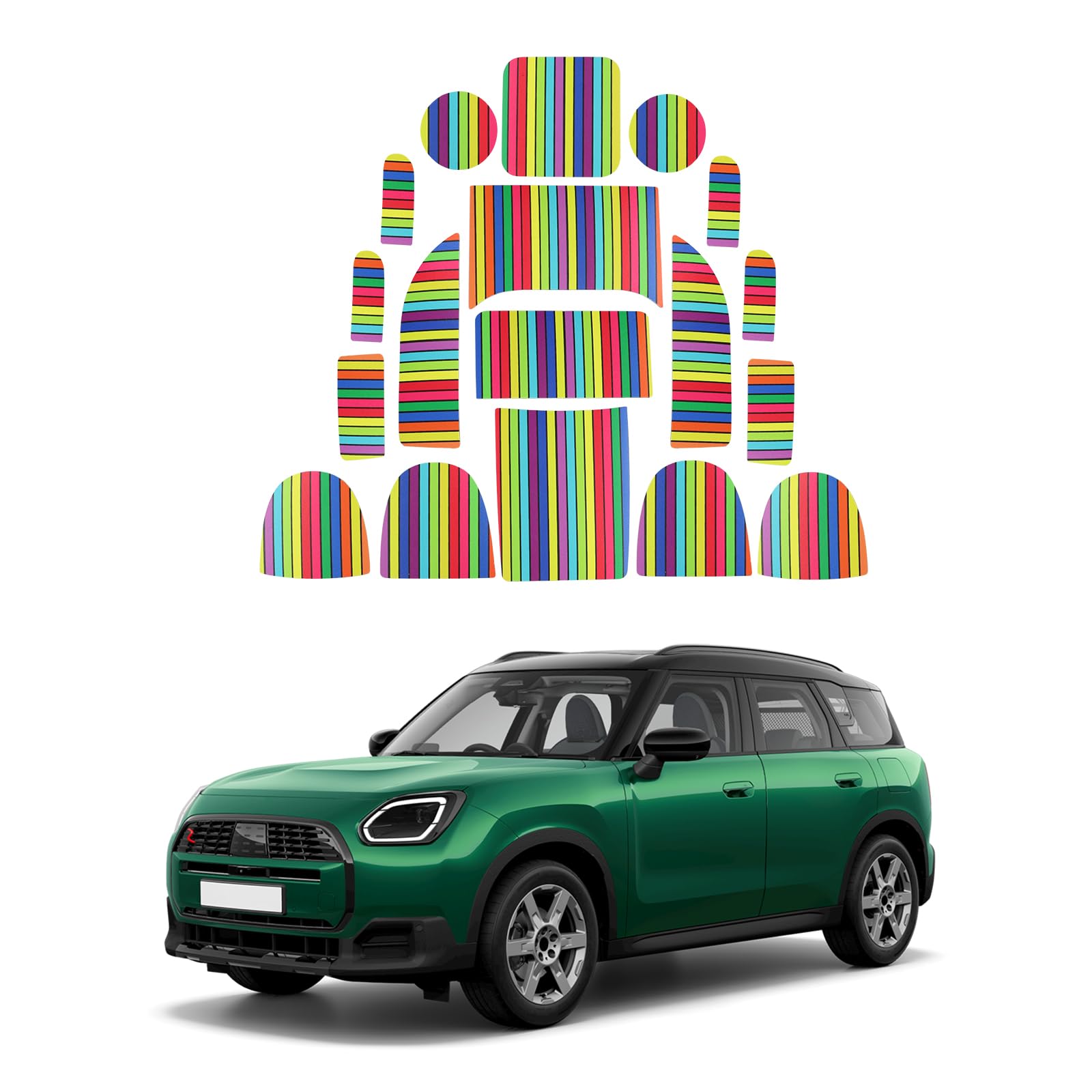 

KUNGKIC 2024 2023 2025 Mini Cooper U25 Countryman Эксклюзивный Нескользящий Защитный Коврик для Салона