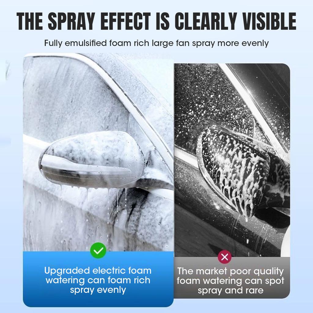 Electric Foam Sprayer Professional Handheld 2L Snow Foam Cannon Motorized Car Wash Sprayer For Car Wash Car Accessories