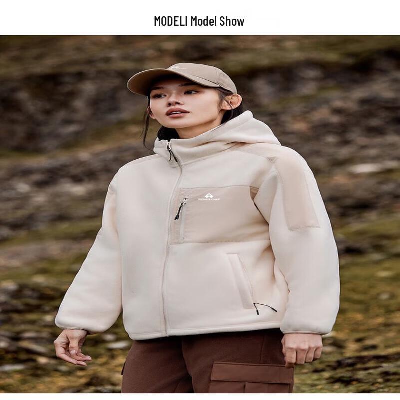 Tuoluzhe Women s Thickened Fleece Sports Jacket XL