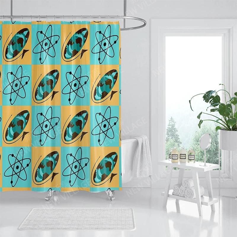 Waterproof Fabric Shower Curtains Bathroom Curtain Accessories Bath Curtain for Shower 180x200 240*200 Boho Decoration Abstract