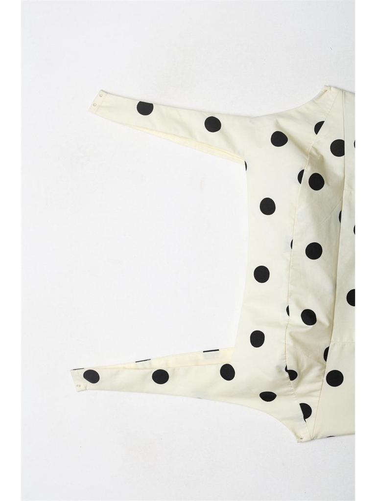 2026 Polka Dot Crop Top & Midi Skirt Set for Women