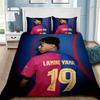 Football Stars Duvet Cover Pillowcase Bedding Set Adult Boy Girl Y-Yamal Bedroom Decoration Children Gift Single Double Size