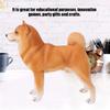 Lifelike Simulation Animal Model Plastic Dog Shape Gift Home Office Decoration Educational Toy