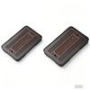 Double-Layer Wooden Tea Tray Engraved Floral Rectangular Food Safe Wood Tray Ideal for Home Tea Party Gifting Occasions