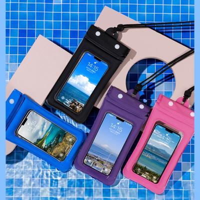 Floating Airbag Phone Case Transparent Diving Cover New Waterproof Swim Bag
