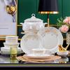 Hua Zao Bai Jia DX Yayun 38-Piece Jingdezhen Ceramic Dinnerware Set