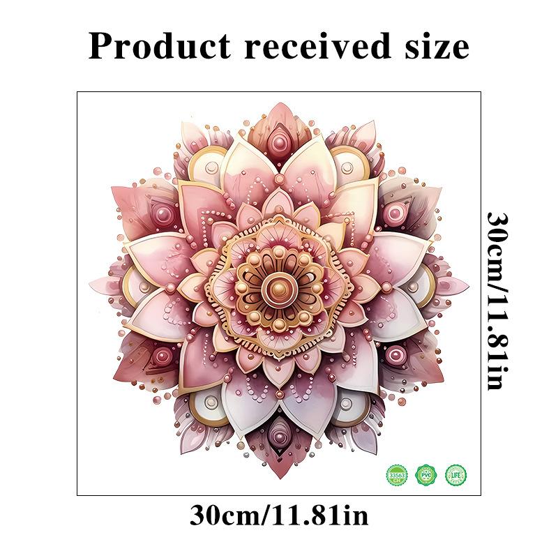 

Наклейка на стену «Цветок дурмана» Самоклеящаяся наклейка на туалет в ванной 30x30cm разноцветный