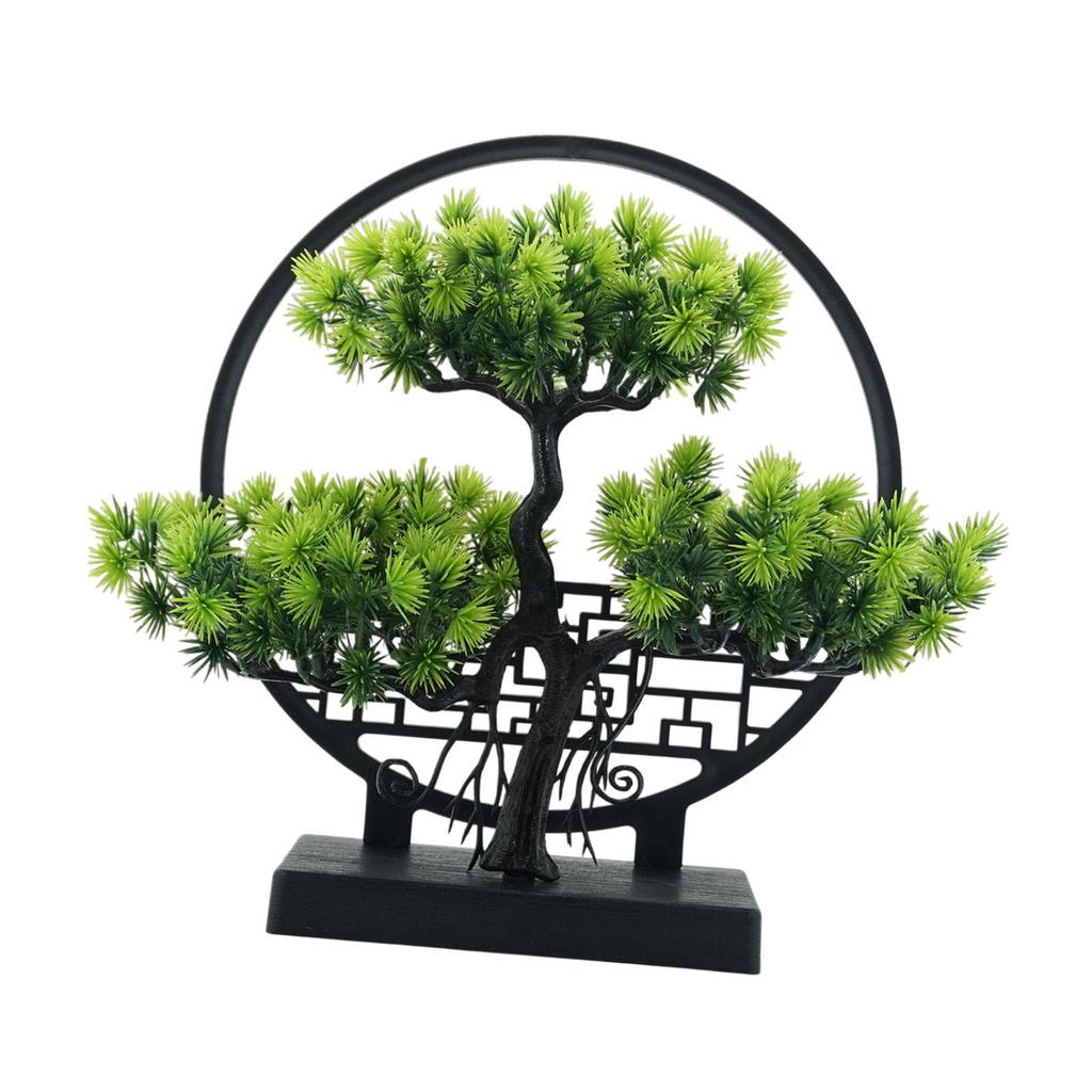 Artificial Bonsai Plant, Decoration Made of PP, No Light Required, Suitable for Office,