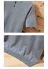 Men's Casual Polo Collar Knitwear: Spring/Summer Solid Color Short Sleeve Pullover