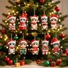 Festive Home Decor with Santa Hat Kitten 2026 Cat Advent Calendar, 24 Days Christmas Countdown Calendar for Lovers 2D Acrylic Cute Ornaments