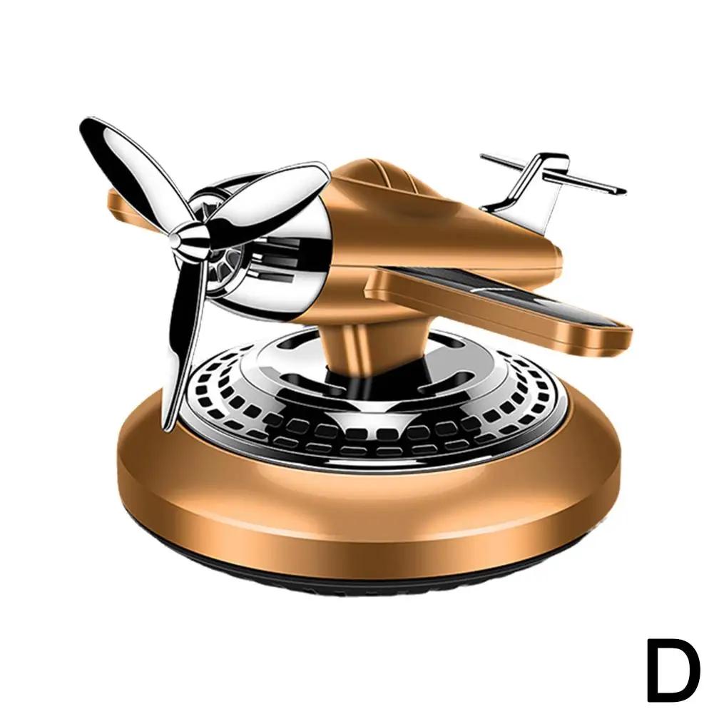 Solar Auto Lufterfrischer Automatische Rotation Aromatherapie Aromatherapie Dekoration Innenraum Propeller Styling Diffusor Auto Luft V9D5