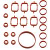 20PCS Car Rubber Intake Inlet Manifold Seal Gasket Repair Kit For BMW E87 E46 E90 E91 E92 E93 E39 E60 M57 11617790198