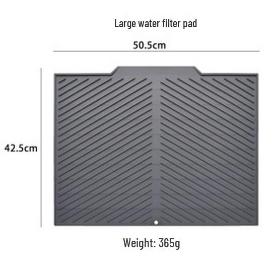 Heat-Resistant Wave Pattern Non-Slip Silicone Kitchen Mat