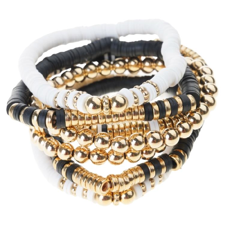 Colorful Bracelet Elastic Rope Beaded Bracelet Featuring Colorful Beads Present for Fashion Beach and Travel Enthusiasts