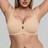 Women Sexy Leopard Print Wireless Plus Size Comfortable Push Up Bra