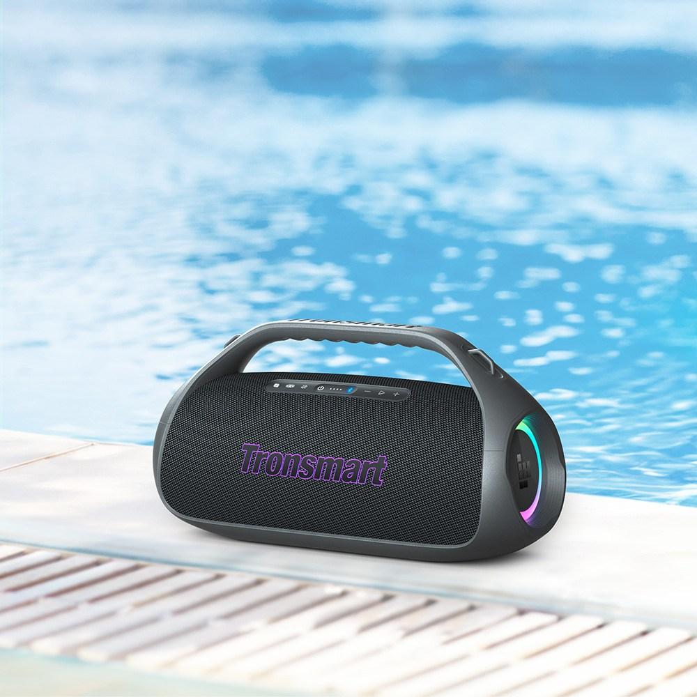 Přenosný Bluetooth reproduktor Tronsmart Bang 2 90W, vodotěsný IPX6, 26 hodin přehrávání, ovládání pomocí aplikace se světelnou show LED, párování TWS, pro venkovní párty