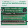 Memory Testing Card for Desktop Computer DDR3 DDR4 Memory Slot Diagnostic Tool Tester Card USB Power Supply Adapter