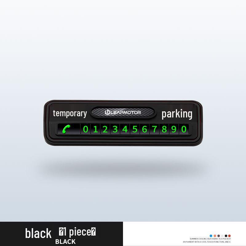 Glow-in-the-Dark Parking Plate for Leapmotor C16/C01/C11/S01/T03B10 - Temporary Car Tag