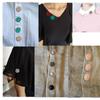 Exquisite Muslim Lapel Pin Multifunction Brooches 12x/Set Hijab Pins Safety Pin Strong Magnet Buckle Collar Clip Jewelry