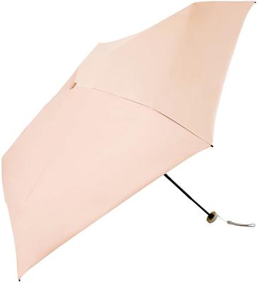Because Folding Perfect for Sun and PU Perfect for Sun and Heat Umbrella, 50cm, Rain, Lightweight, Leather, Rain, Protection, Pink, B-095789