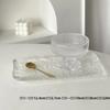 High Foot Glass Bowl Ice Cr Dert Cup for Home Use Ele Design for Yogurt Pudding Ice Cr Milkake Mousse