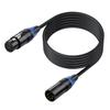 Langlebiges 5-adriges XLR-Kabel DMX512 5-Pin Stecker zu XLR 5-Pin Buchse Port DMX512 Kabel Verlängerungskabel Anschlussleitung