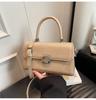 Fashion retro women's bag new versatile handbag 2025 texture small square bag messenger bag shoulder bag