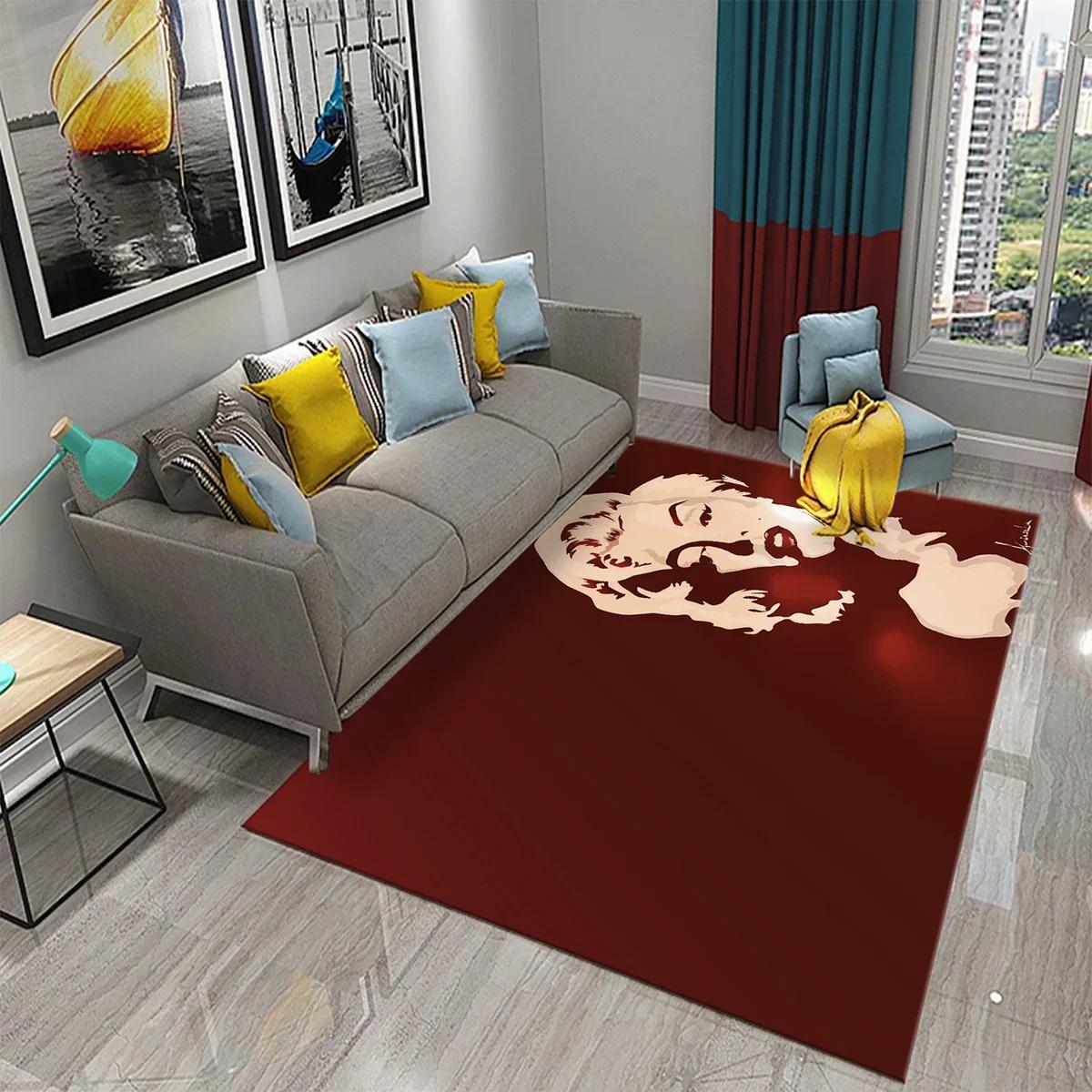 

3D Retro Classic Poster Carpet Home Living Room Bedroom Carpet Kitchen Bathroom Home Decor Anti-Slip Floor Area Rugs Door Mats 40x60cm