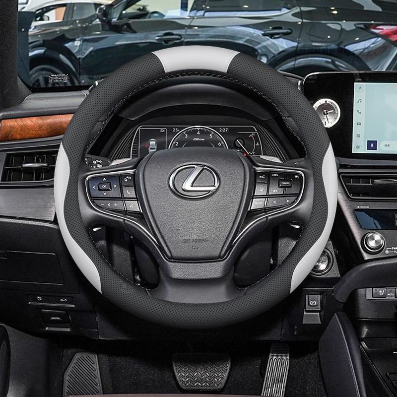 Чехол на руль Lexus ES для LS, UX, NX, RX, RZ, GX, LX, LM - Дизайн без шитья Default