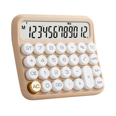 12 Digit Calculator Large LCD Display Big Button Standard Mechanical Switch Calculator for Office