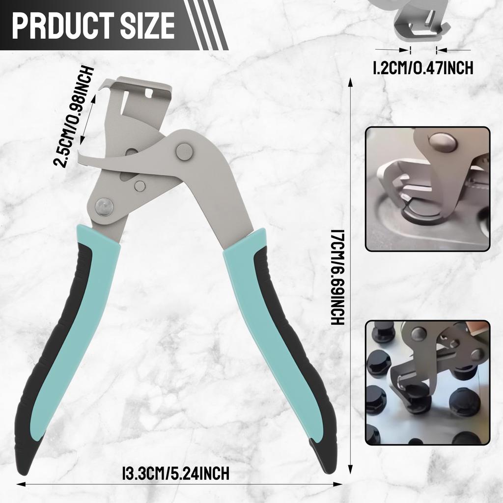 Car Snap Pliers Stainless Steel Cars Clip Pliers Ultra Thin Tip Narrow Jaw Panel Trim Snap Pliers Car Disassembly Tools for Cars