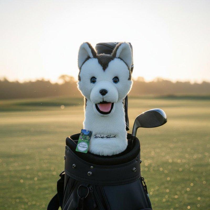 Husky Sport Headcover Accommodates 460cc Sport Sport Drivers Soft Dog Headcover Soft Dog Driver Cover Easy On and Detach